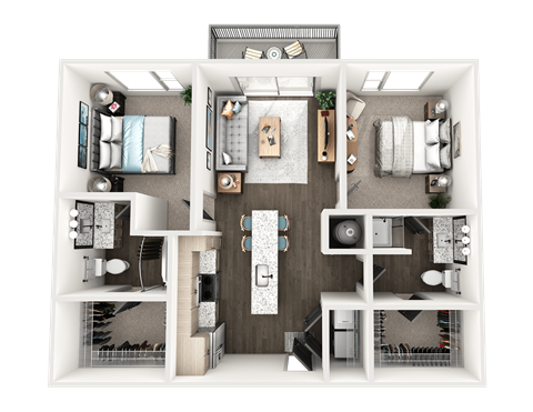 2 bed 2 bath G at The Wren Apartments, Georgia, 30043